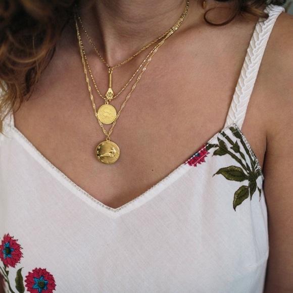 CAM Jewelry - CAM Libra STAR MATE NECKLACE WITH GOLD FILL CHAIN